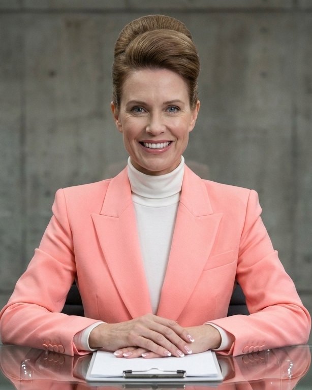 Brenda - The Synergy Enforcer, pastel-clad HR Director
